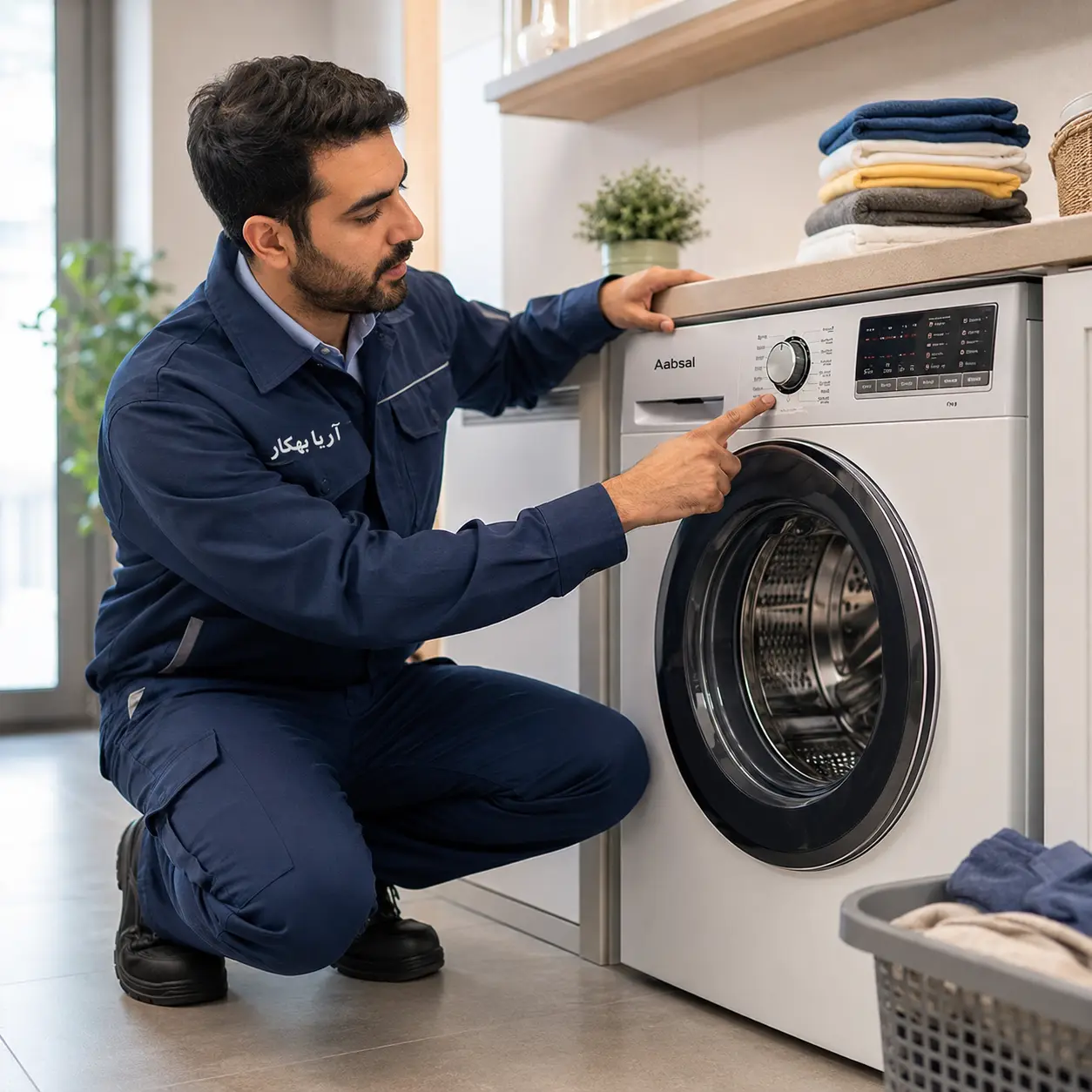 تعمیرکار ماشین لباسشویی